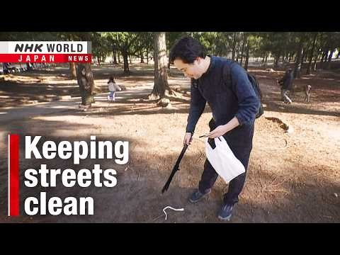 Device keeps tabs on Japan's litter problemーNHK WORLD-JAPAN NEWS