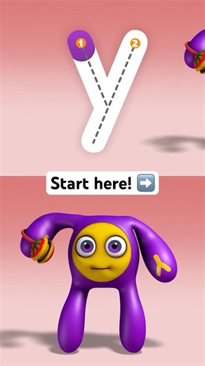 Let's finish tracing our lowercase letters u, v, w, x, y & z! 🎶✨ #abcs #toddlerlearning