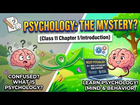 NCERT Psychology Class 11 Chapter 1: Introduction, Branches & Applications