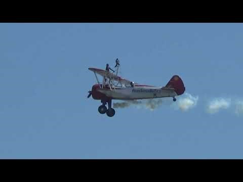 Boeing stearman as part of the wingwalkers