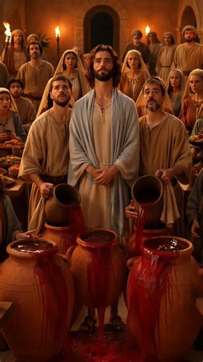 Jesus Turns Water Into Wine at Cana | First Miracle of Jesus ✨