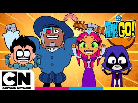 Princess Starfire at the RenFaire 👑| Huzzah For The Turkey Leg | Teen Titans Go! | Cartoon Network