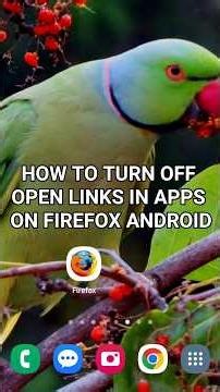 How To Turn Off Open Links in Apps on Firefox Android #firefox #firefoxbrowser #tutorial