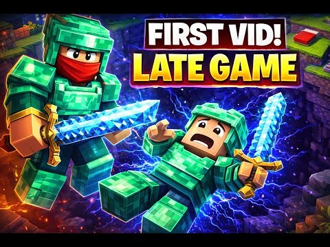 MY FIRST VIDEO 😤 | Late Game PvP in Roblox BedWars #roblox #bedwars