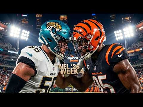 Jacksonville Jaguars vs. Cincinnati Bengals | NFL Week 4 Madden 27 Simulation & Gameplay