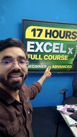 Excel Complete Course Today 7 PM 🔥 | 17 Hours Excel Training