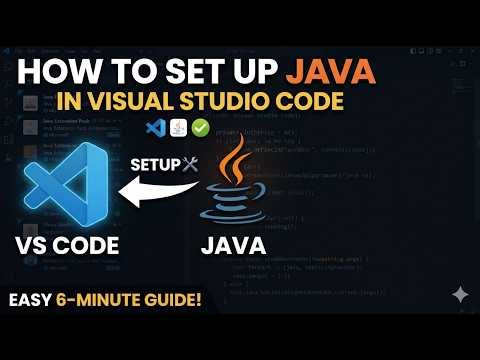 How to set up Java in Visual Studio Code