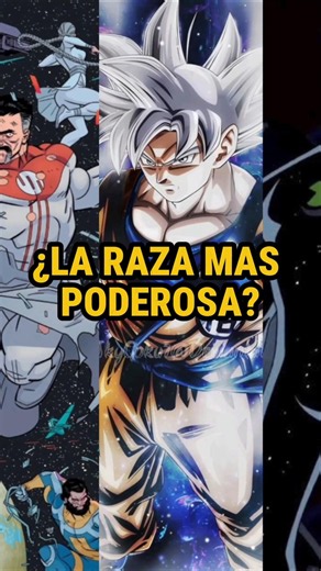 WHICH SPECIES IS THE MOST POWERFUL? INVINCIBLE VS DRAGON BALL VS BEN 10|#shorts