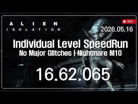 Alien Isolation Nightmare Speedrun, M10, NMG (No Major Glitches) - 16t:52.065 (New Record)