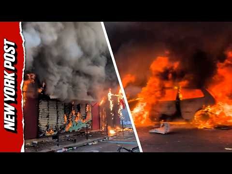 Vehicles, Shops Set Ablaze as Clashes Turn Violent at Paris Protest