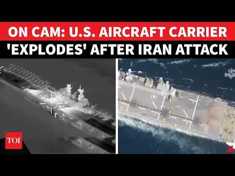 'DIRECT HIT, U.S. WARSHIP IN FLAMES': IRGC Drops 'PROOF' Of Strikes On Trump's Destroyer
