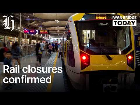 Rail closures confirmed as public transport use spikes amid fuel crisis | Ryan Bridge TODAY