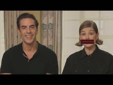 Sacha Baron Cohen & Rosamund Pike Talk Battle of the Sexes in ‘Ladies First' (Exclusive)