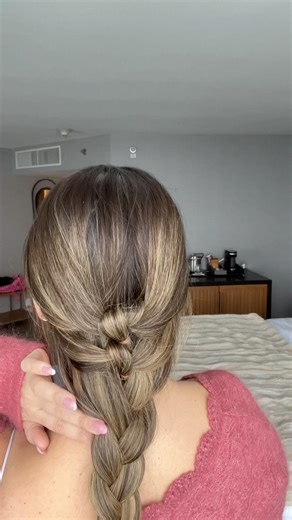 Unique braid inspo! Easy braid tutorial #braidtutorial #braids #diyhairstyle