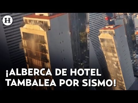 ¡Sismo deja impresionantes imágenes en CDMX! Así se movió gran edificio en Reforma por temblor