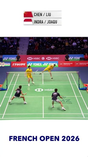Chen/Liu (CHN) vs Indra/Joaquin (INA) | French Open 2026 #frenchopen2026