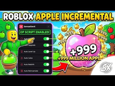 Apple Incremental Game Script | Roblox showcase