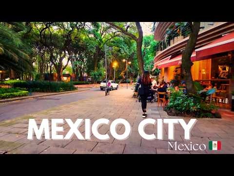🇲🇽 Walking Tour | Mexico City CDMX , Mexico | Condesa: The Most Charming Neighborhood in CDMX【4K】
