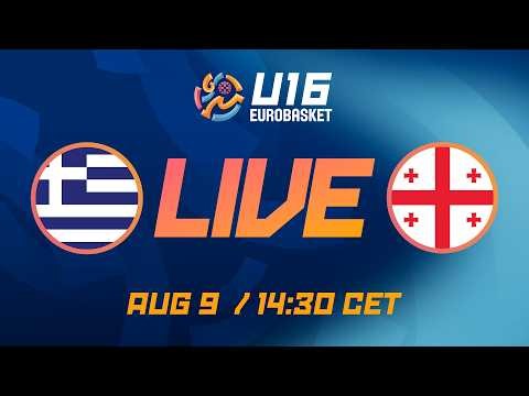 Group Phase | Greece v Georgia | Full Basketball Game | FIBA U16 EuroBasket 2026