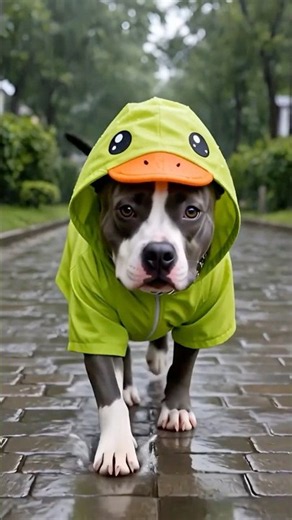 Pit Bull Survival Diary 🐶🌧️