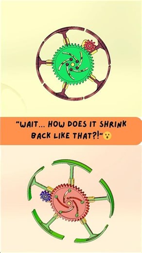 🔥Expanding Pulley Mechanism | Solidworks Animation #shorts #solidworks