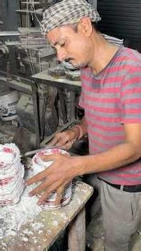 This is How Soup Bowls are Made in Factories #shortsvideo #pottery