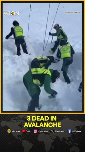 Three Dead After Mountaineers Caught in Avalanche in Huesca | WION Shorts