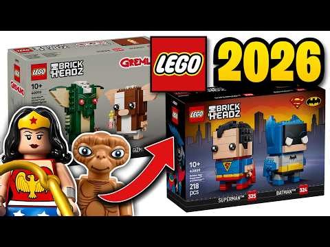 LEGO DC Superman, Batman & Brickheadz OFFICIALLY Revealed - What's Next for the Theme...
