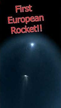 Europe's First Successful Rocket Launch From Europe!!!