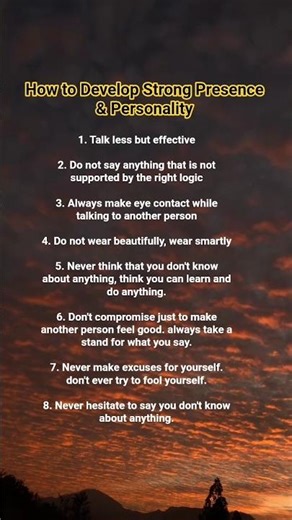 How to Build a Strong Personality