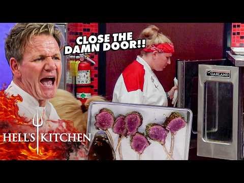 Raw Lamb & Raw Fish Force Chef Ramsay to Kick Out Most Chefs | Hell's Kitchen