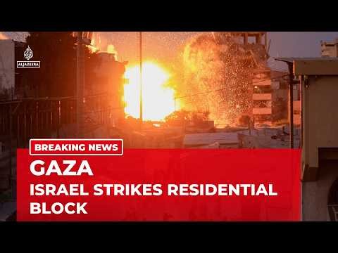 Israel's assault on Gaza: Two air strikes hit residential block in al-Shati