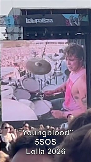 5SOS Youngblood Live At Lollapalooza 2026 #5sos #5secondsofsummer #lollapalooza #lollapalooza2026