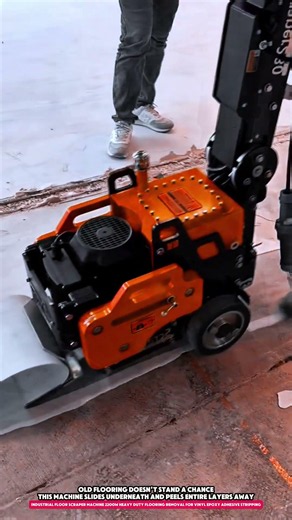 Industrial Floor Scraper Machine 2200W Flooring Removal for Vinyl Epoxy Adhesive Stripping