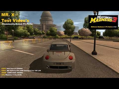 Midtown Madness 3 PC Native (PC Port) - v1.5 - Windows11 Pro 64-Bit - Test Video