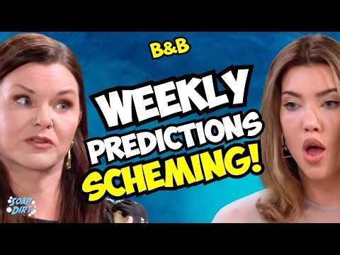 Bold and Beautiful Weekly Predictions: Katie's SNEAKY Scheme & Steffy's HYSTERICAL! | Soap Dirt B&B