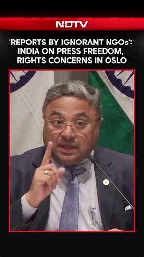 'People Believe Reports By Ignorant NGOs': India On Press Freedom, Rights Concerns In Oslo