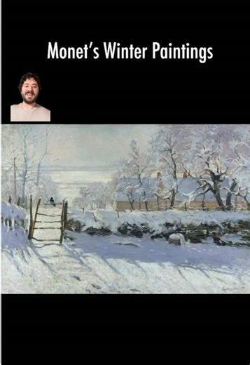 Most people think of Claude Monet as the painter of water lilies and soft summer light. But winter might actually be where his genius really shows. Snow that isn’t white. Shadows that are blue and violet instead of black. Paintings made outside in freezing weather, with numb hands and melting snow, all to capture light that only exists for a moment. Monet didn’t just paint winter scenes. He showed us how much color and emotion lives inside the coldest season. #MicrodoseOfArt #ClaudeMonet #Impres