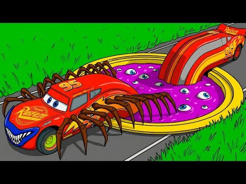 Lightning McQueen vs GIANT Zombie Pit Trap! Can Pixar Cars Survive This Insane BeamNG Test?