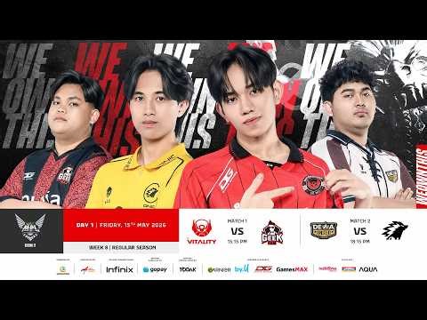 🔴 LIVE | MPL ID S17 | Regular Season Day 1 Week 8 | English
