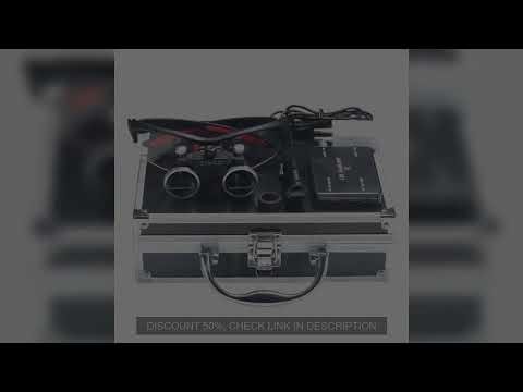 Dental Loupes 2.5/3.5x Black Magnifier Lab Medical Magnification Binocular Magnifier Headlight Hea