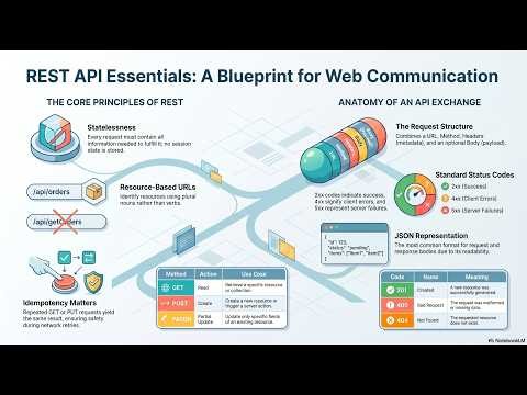 What is a REST API? | Complete Beginner's Guide (HTTP Methods, JSON, & Architecture)