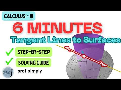 Gradients and Tangent Lines: Intersection of Two Surfaces