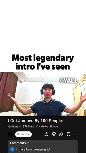 Holy peak intro 🥹✌️