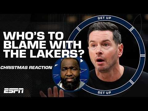 Perk CALLS OUT JJ Redick after Lakers' Christmas loss 🗣️ 'ALWAYS someone else's fault!' | Get Up
