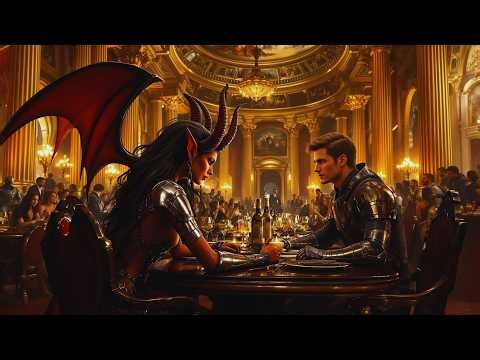 No One Dared Sit At The Alien Vampire Woman's Table But A Newcomer A Rookie Human Accidentally Did.