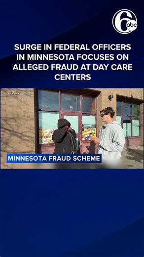 A surge of federal officers in Minnesota follows new allegations of fraud by day care centers run by Somali residents. | 6abc Action News