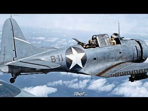 War in the Skies: :Rare WWII Air Combat Footage. Restored Historical Footage In Color