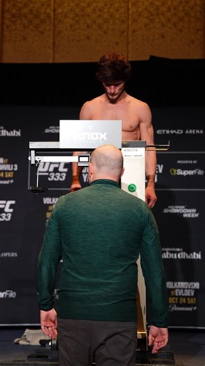 Movsar Evloev is locked in #ufc333