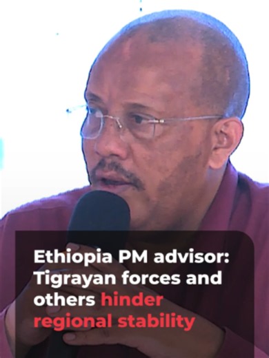 An advisor to Ethiopia’s PM spoke to the press at the Tana Forum, stating that Tigrayan forces and regional actors are blocking the Pretoria Agreement and hindering regional stability.